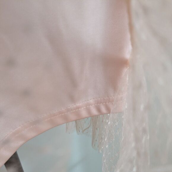 Vintage Sue Wong Mini Dress 2 Pink Y2K Fairy Nymph Floral Babydoll Lace Bead - Picture 13 of 14